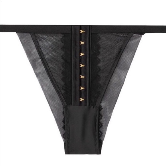 Victoria’s Secret 34D & Small Brazilian Lace Mesh Panty & Unlined Demi Bra Set - Picture 8 of 14